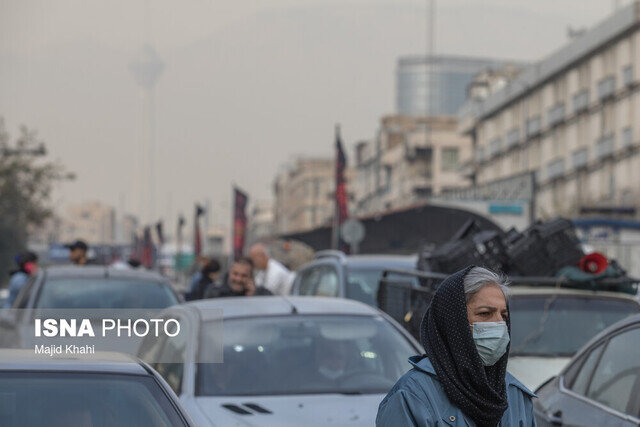 آسمان غبارآلود تهران تا پنجشنبه