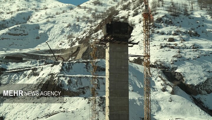 عملیات اجرایی قطعه سوم آزادراه تهران - شمال آغاز شد