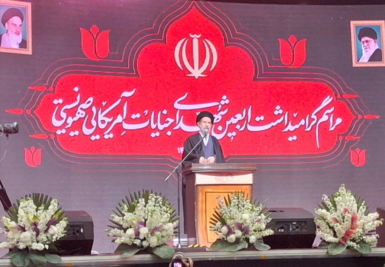برگزاری مراسم چهلم شهدای فتنه آمریکایی - صهیونیستی در مصلی تهران/ ابوترابی فرد: ملت ایران عزادار خون‌های به ناحق ریخته‌شده فرزندان خود است