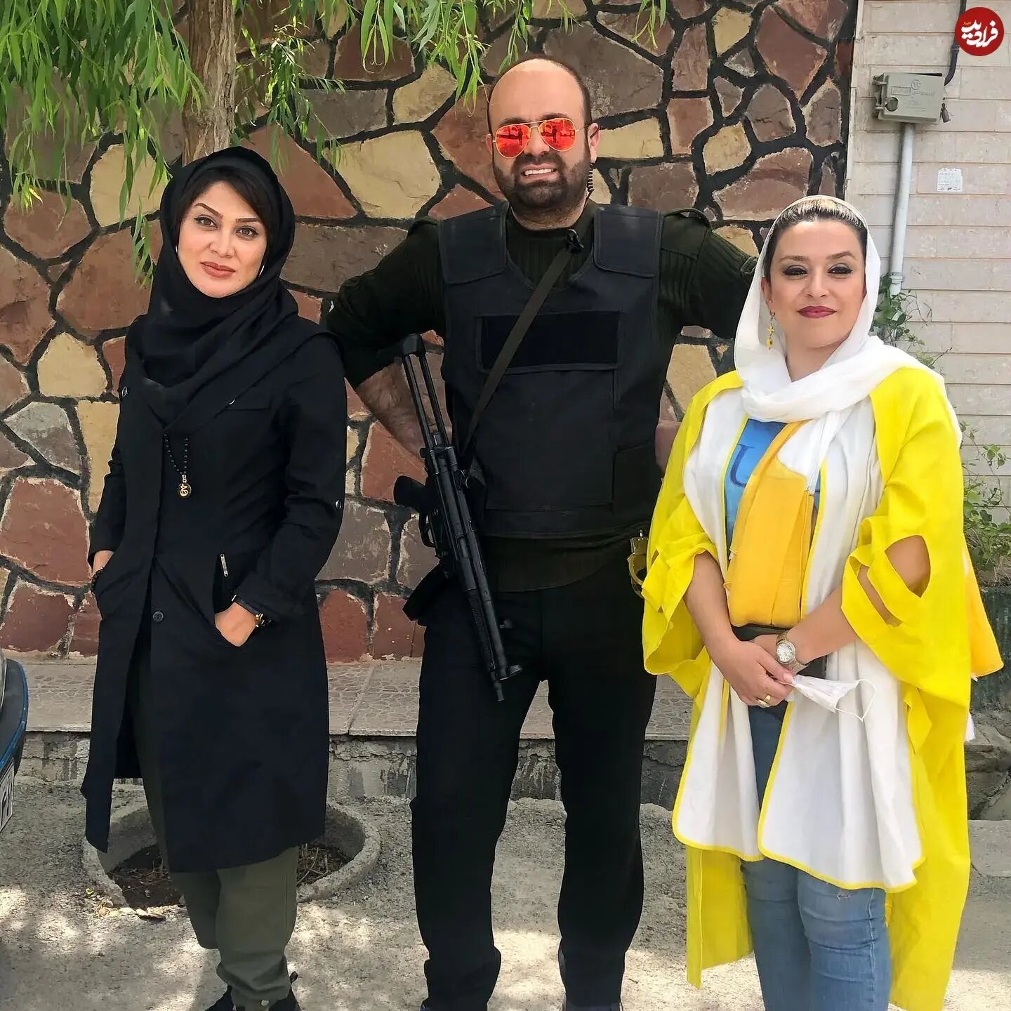 «طلا و ناصر» سریال سوجان در پشت صحنه «صبح آخرین روز»