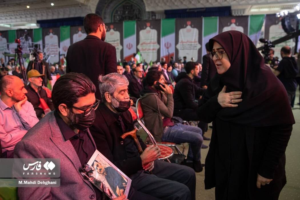 عکس/ مراسم چهلم روز شهادت شهدای دی‌ماه