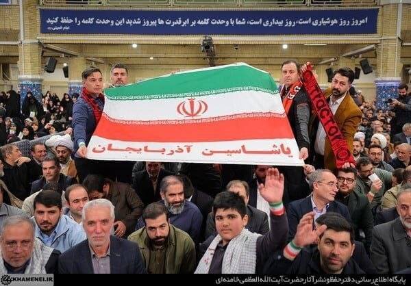 حضور متفاوت لیدرهای باشگاه تراکتورسازی تبریز در دیدار امروز با رهبر انقلاب