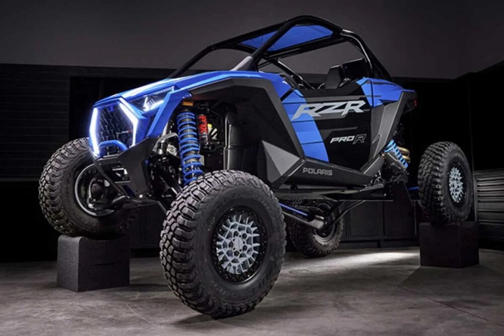 معرفی پولاریس RZR Pro R با پیشرفته‌ترین سیستم تعلیق آفرود جهان