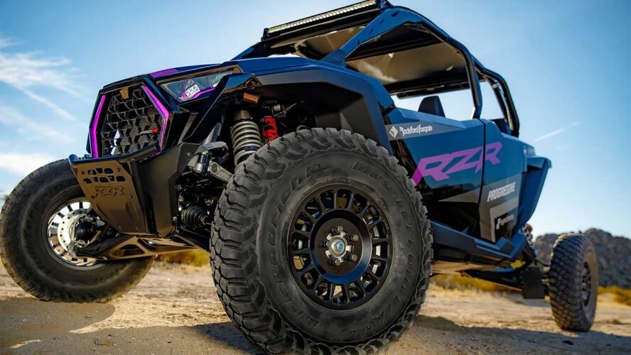 معرفی پولاریس RZR Pro R با پیشرفته‌ترین سیستم تعلیق آفرود جهان