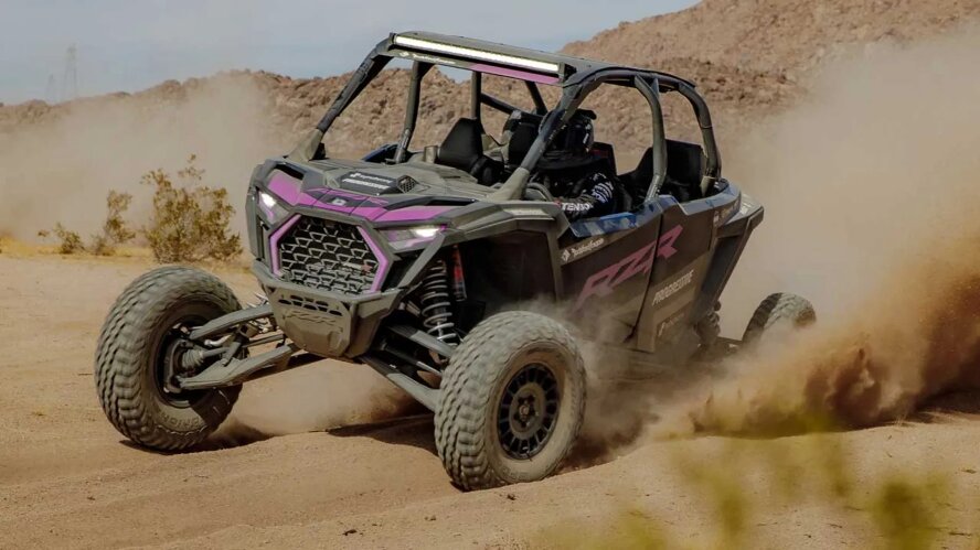 معرفی پولاریس RZR Pro R با پیشرفته‌ترین سیستم تعلیق آفرود جهان