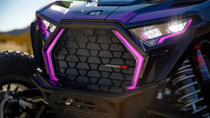 معرفی پولاریس RZR Pro R با پیشرفته‌ترین سیستم تعلیق آفرود جهان