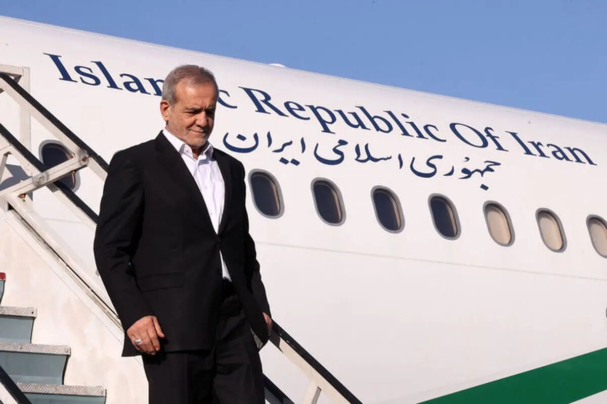 پزشکیان وارد استان لرستان شد