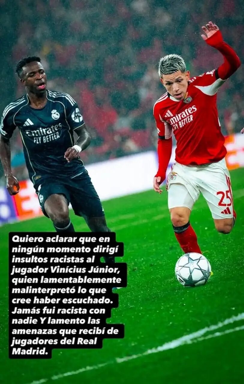 وینیسیوس اشتباه برداشت کرده، من نژادپرست نیستم!