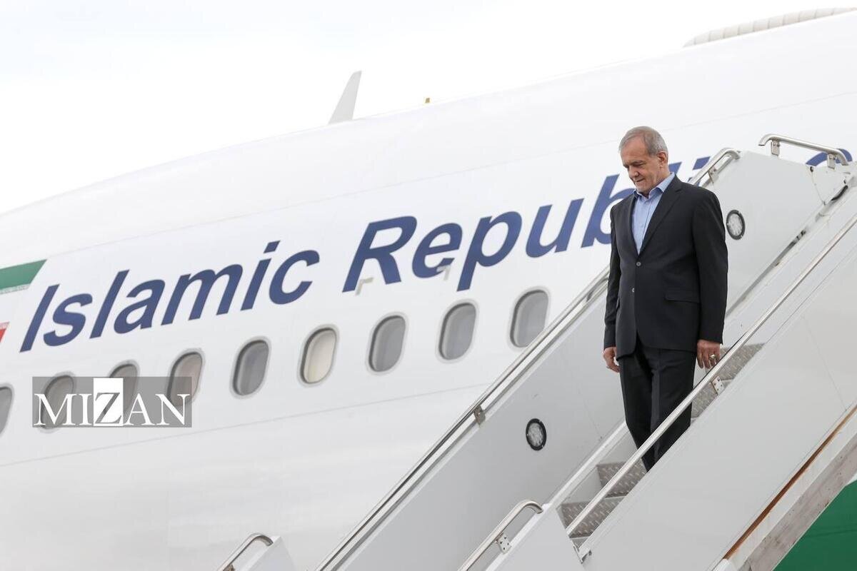 پزشکیان وارد استان لرستان شد