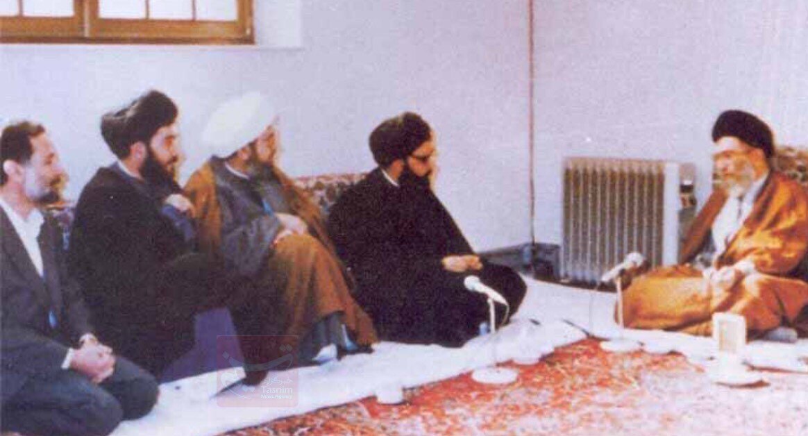 تصاویر منتشرنشده دبیرکل حزبالله کنار آیتالله خامنهای