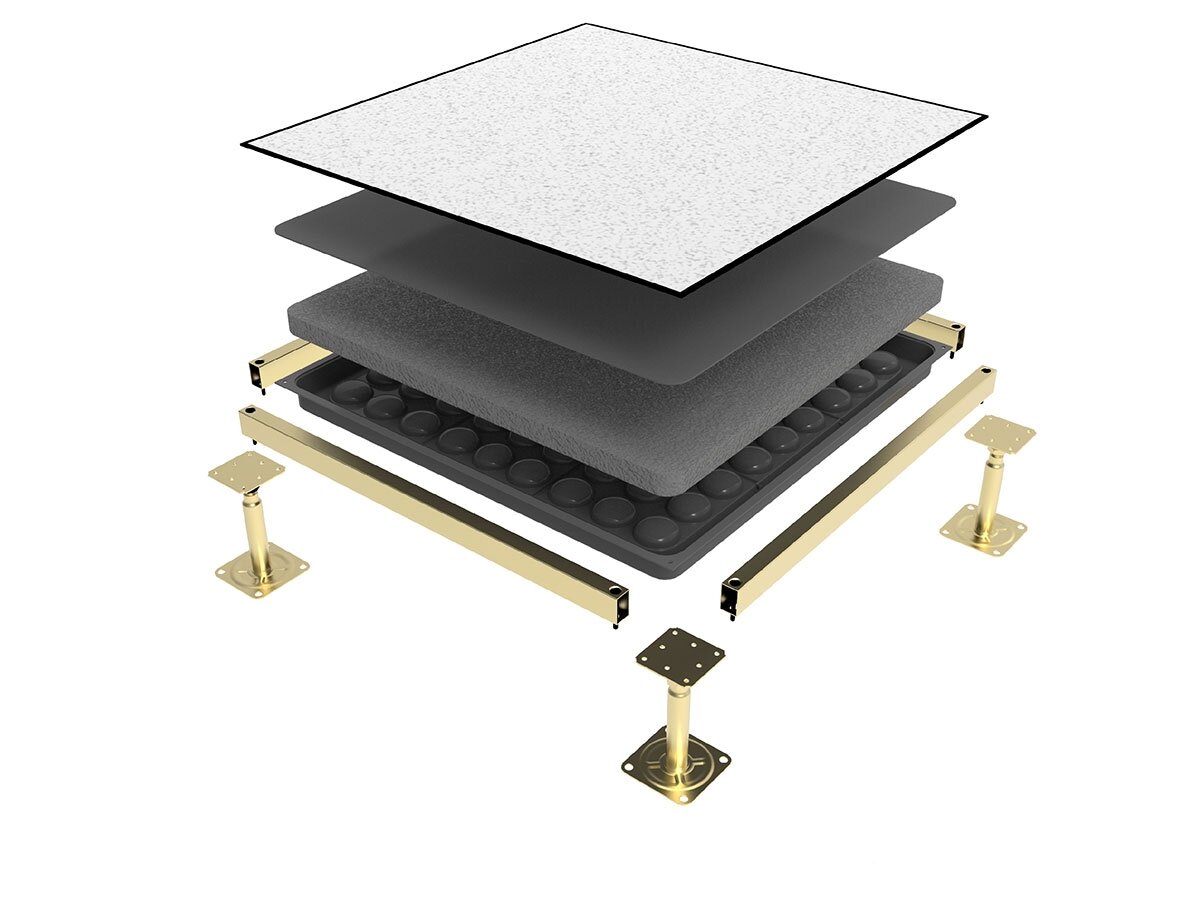 کف کاذب با روکش HPL چیست؟ انتخابی شیک و مقاوم برای دفتر و فضای تجاری