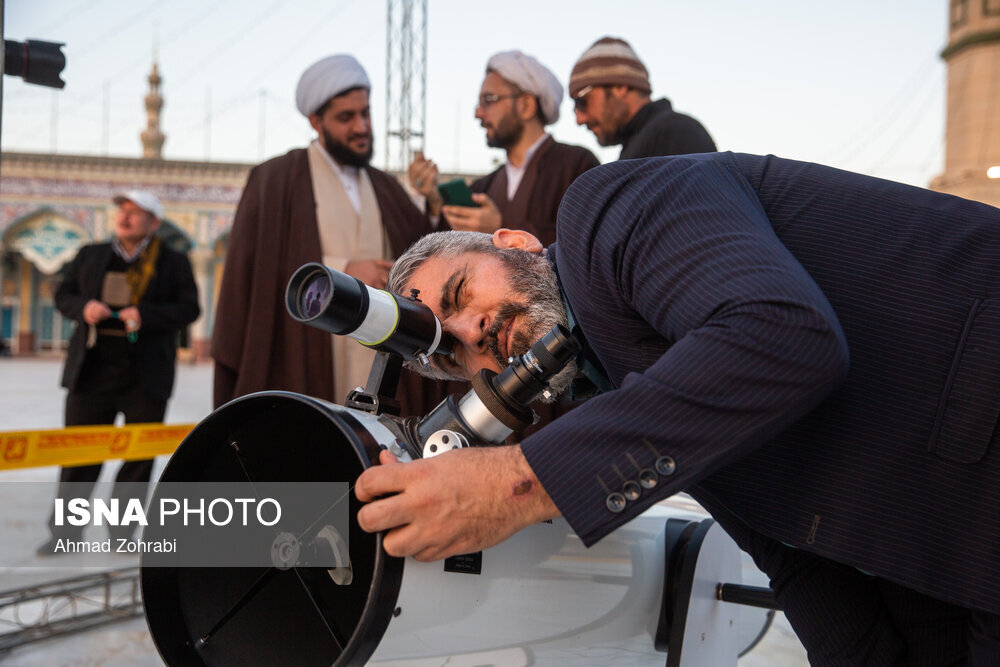 عکس/ استهلال ماه مبارک رمضان در مسجد مقدس جمکران