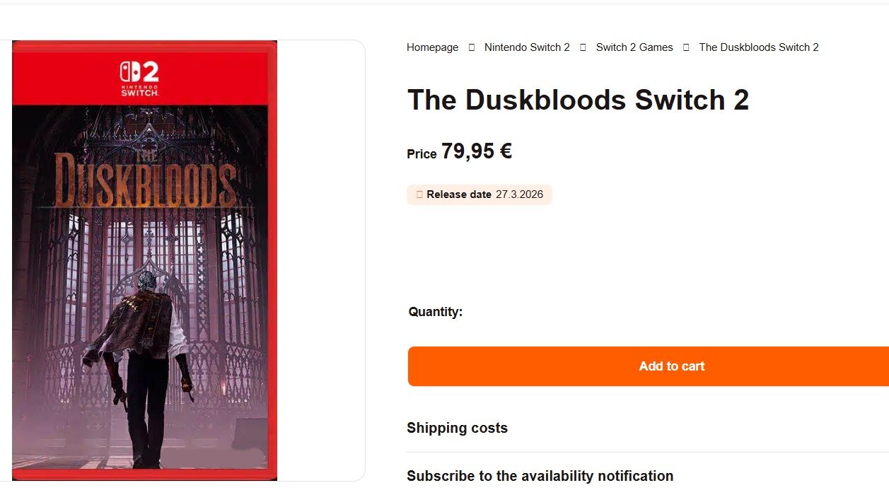 شایعه: تاریخ عرضه بازی The Duskbloods فاش شد