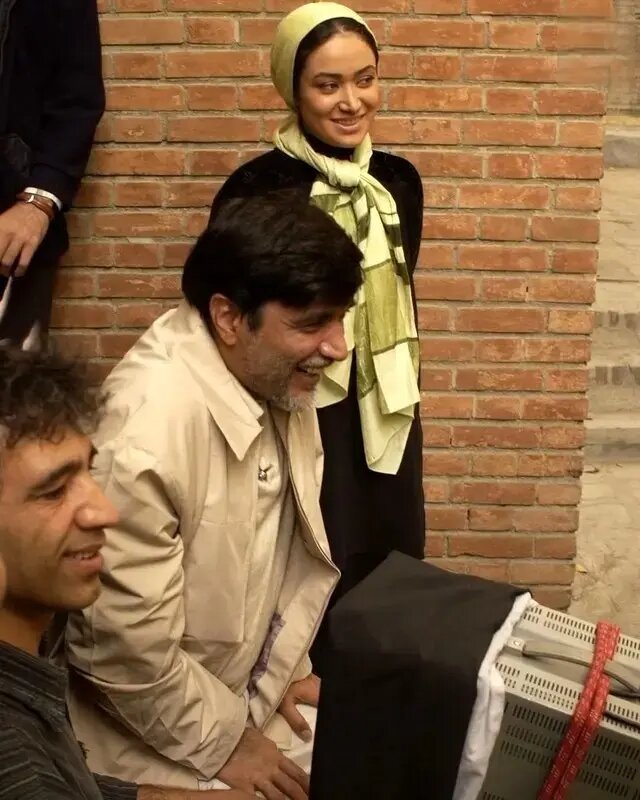بهاره افشاری 20 ساله در پشت‌صحنه سریال «او یک فرشته بود»