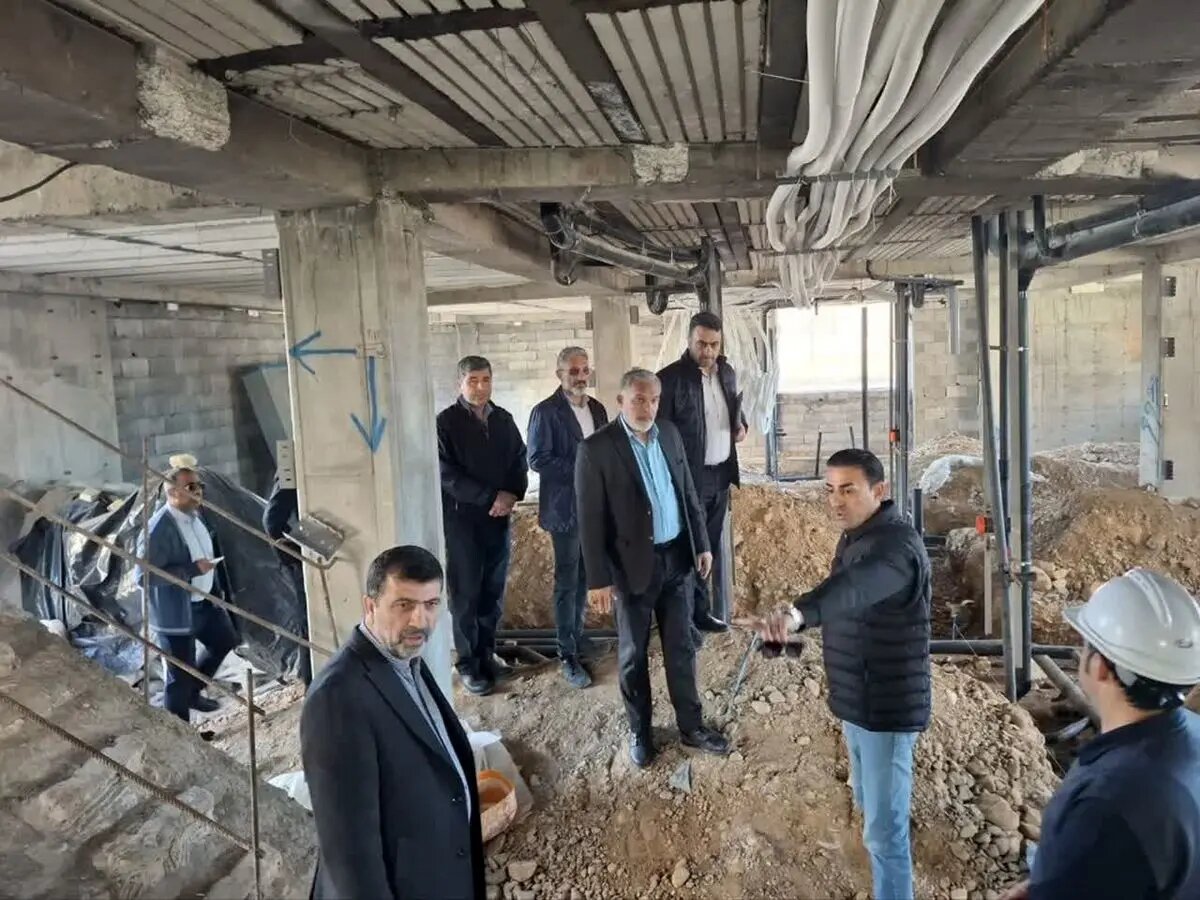 بازدید رئیس اداره مهندسی ستاد کل نیروهای مسلح از پروژه ساخت منازل سازمانی در تیپ ۲۷۷ نزاجا