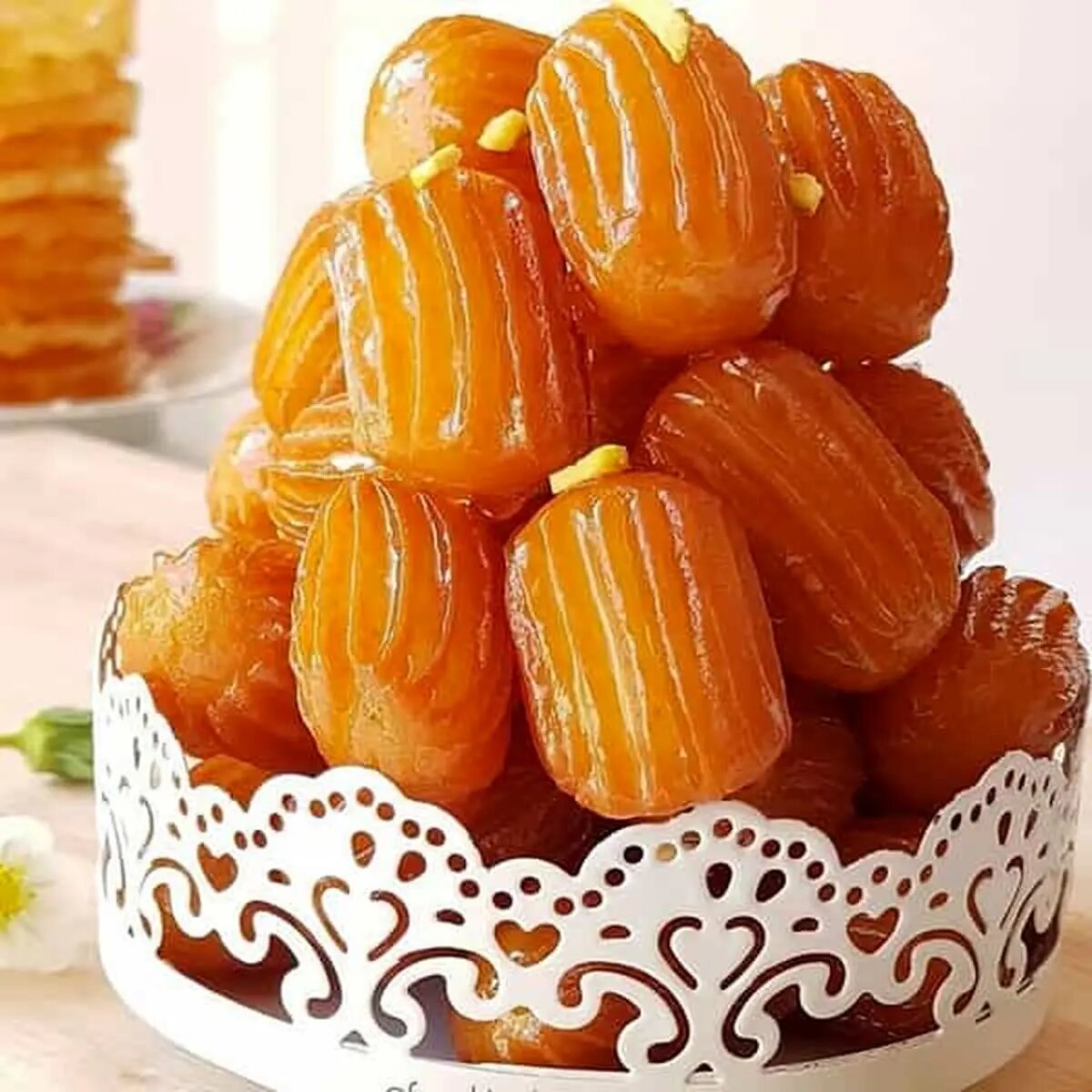 روش تهیه بامیه ماه رمضان + فیلم