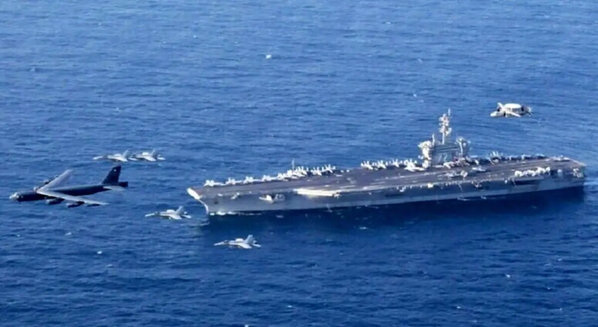 گزارش شبکه «ای‌بی‌سی» از موقعیت ناو هواپیمابر «جرالد آر فورد»