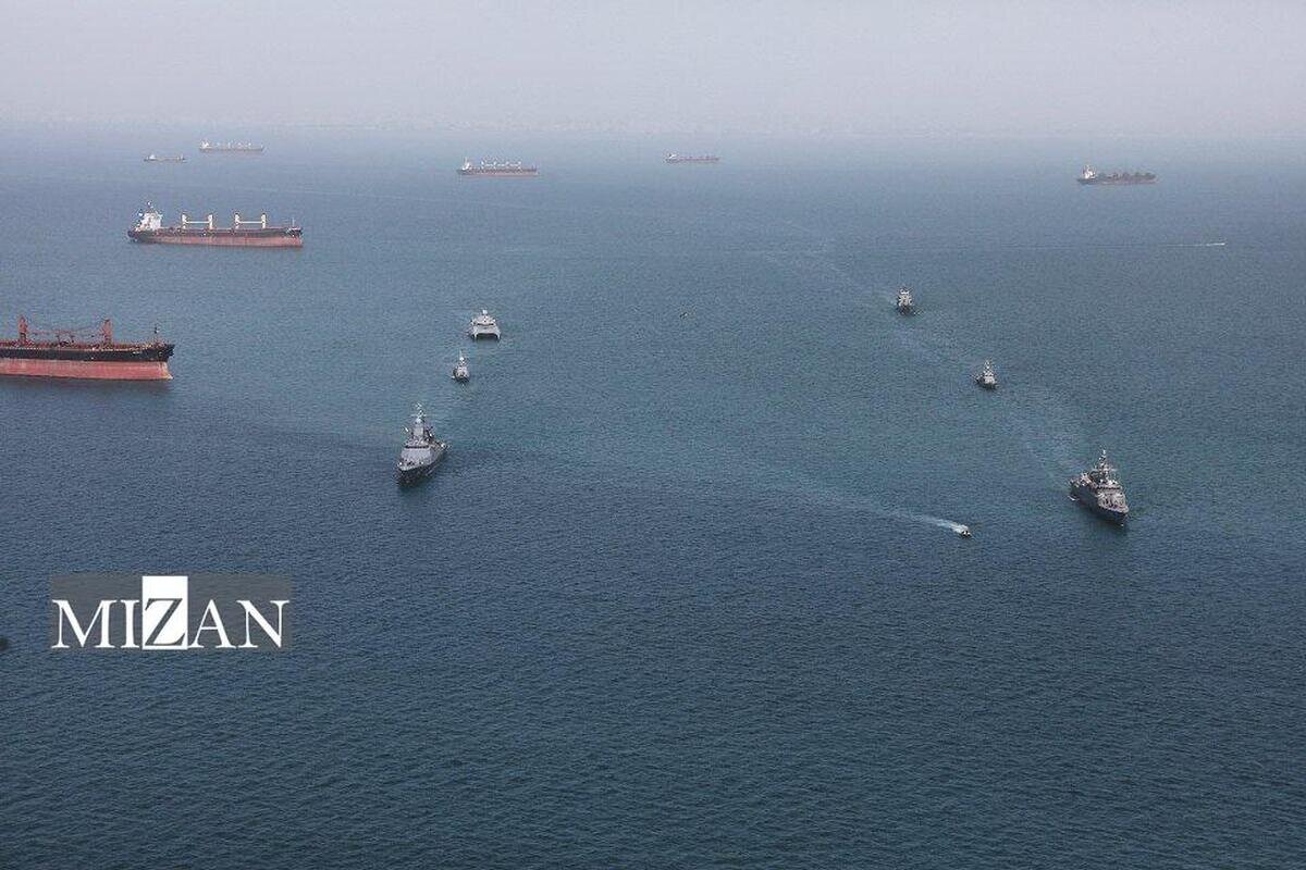 اجرای تمرین عکسبرداری هوایی در رزمایش مرکب دریایی نیرو‌های دریایی جمهوری اسلامی ایران و فدراسیون روسیه