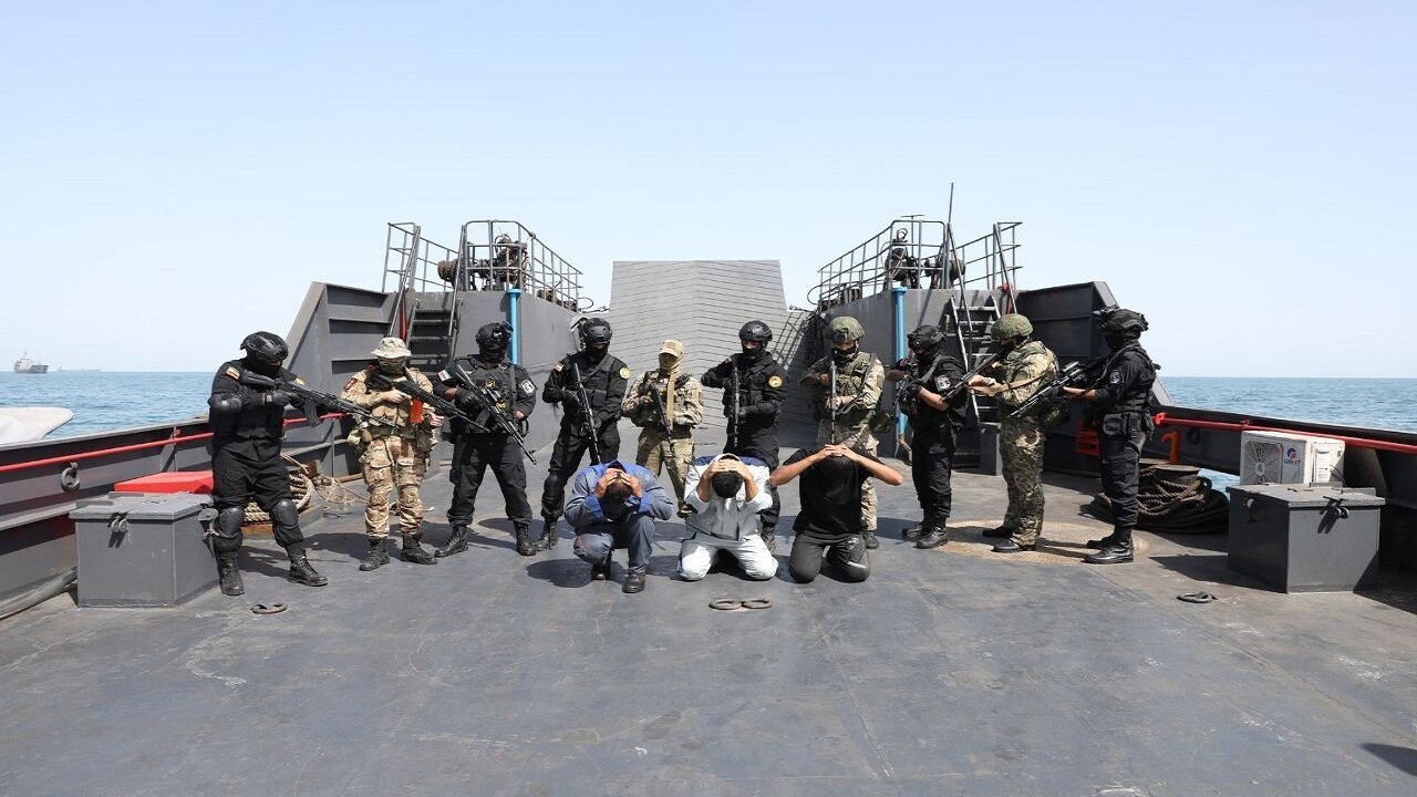 تمرین آزادسازی کشتی ربوده شده در رزمایش مرکب دریایی نیرو‌های دریایی ایران و فدراسیون روسیه