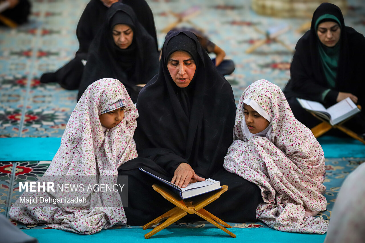 مراسم جزء خوانی قرآن کریم در یزد