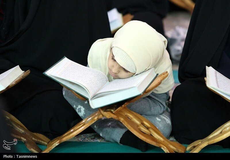 آیین ترتیل خوانی قرآن کریم در حرم مطهر حضرت معصومه (س)