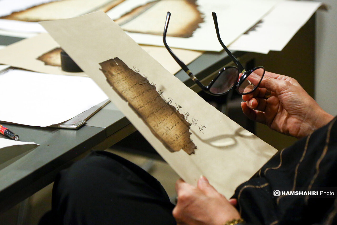 مرمت قرآن‌های سوخته