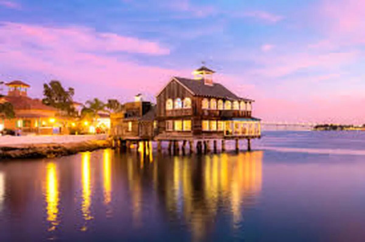 تصویری تماشایی از غروب سن دیگو + فیلم