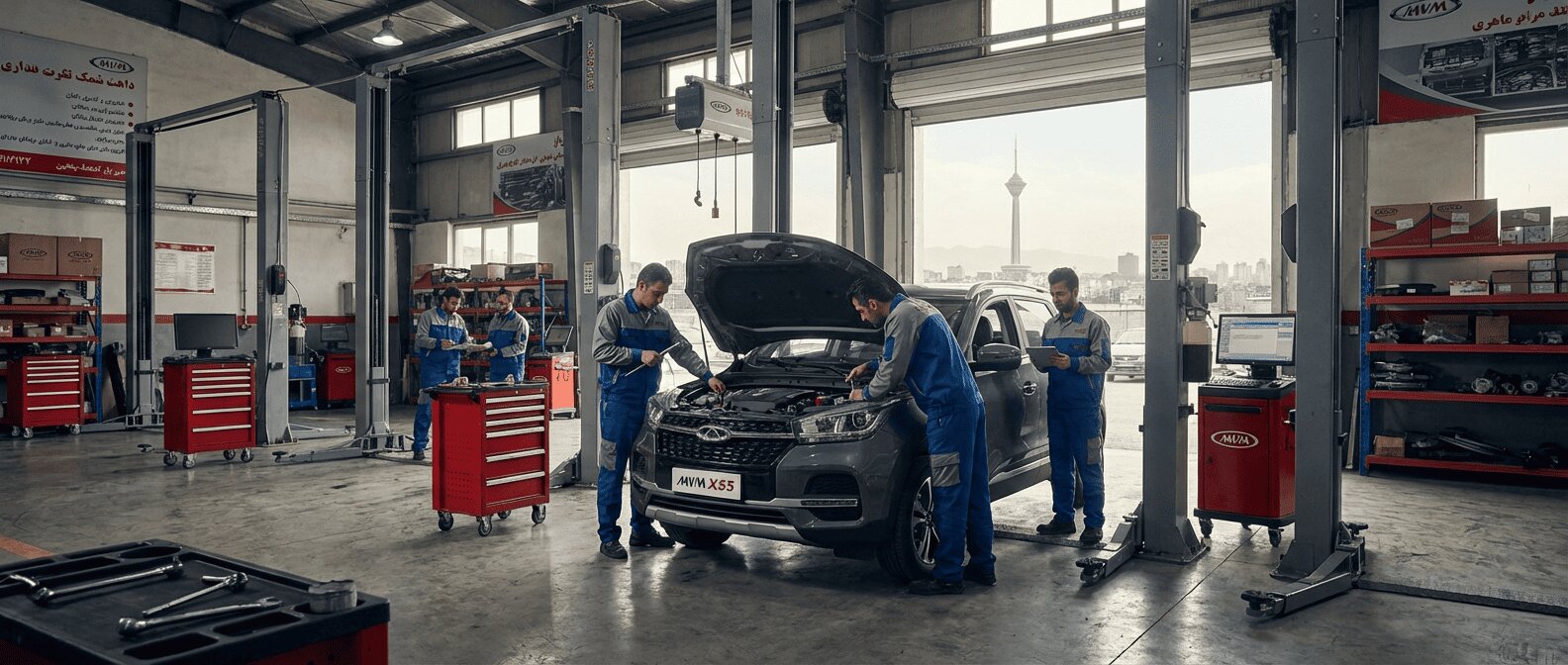 مشکلات رایج امویام X55 و راهحلهای تخصصی در تعمیرگاه