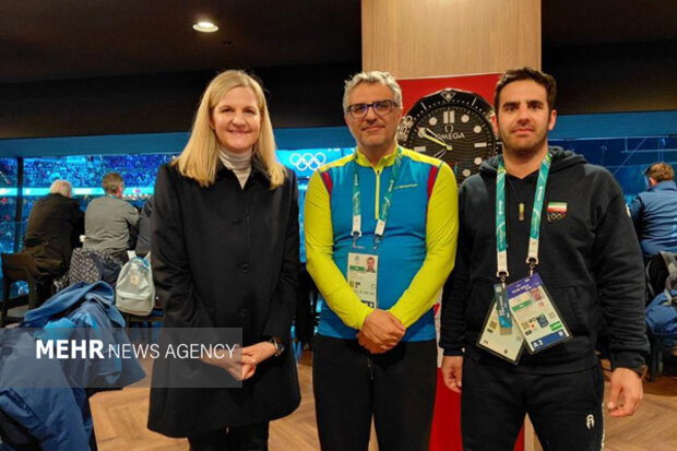 دیدار ساوه شمشکی با رئیس کمیته بین‌المللی المپیک