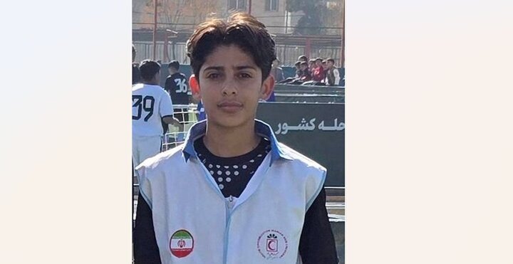 نوجوان هلالاحمری بهترین بازیکن مسابقات کشوری فوتبال خیابانی شد