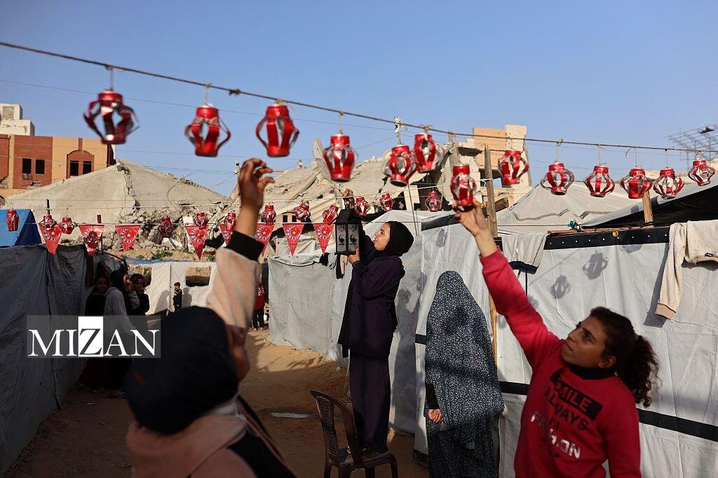 رمضان روی آوار‌های غزه تحت محاصره و جنگ‌زده