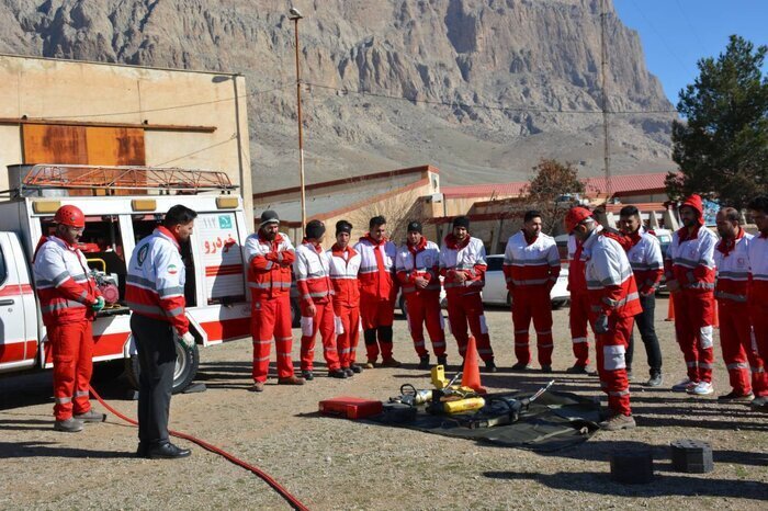 دوره بازآموزی نیروهای عملیاتی طرح ملی امداد و نجات هلال احمر در نوروز ۱۴۰۵ برگزار شد