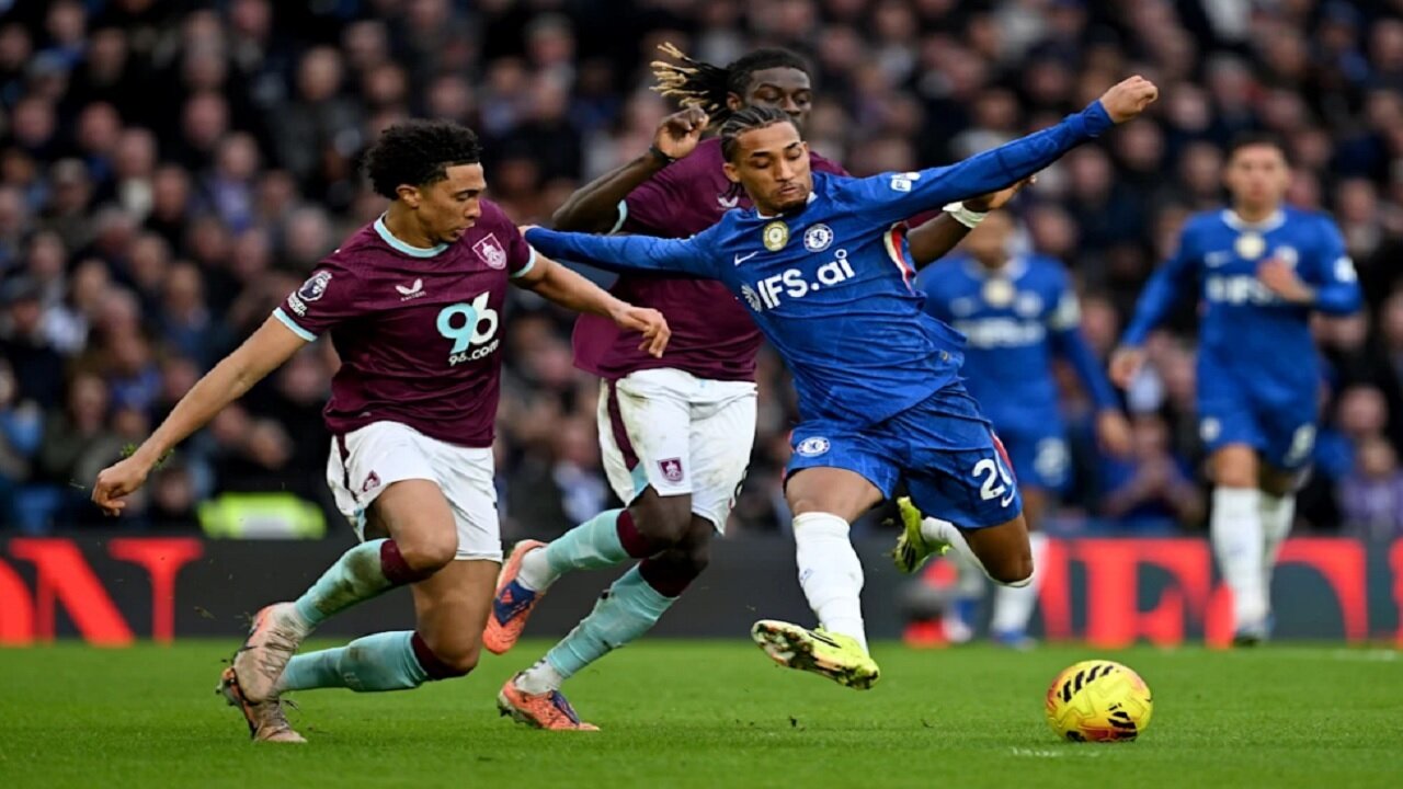 چلسی ۱ - ۱ برنلی/ اخراج فوفانا کار دست آبیهای لندنی داد + فیلم