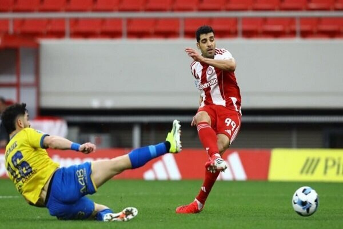 بازگشت المپیاکوس به ریل برد بدون گل طارمی