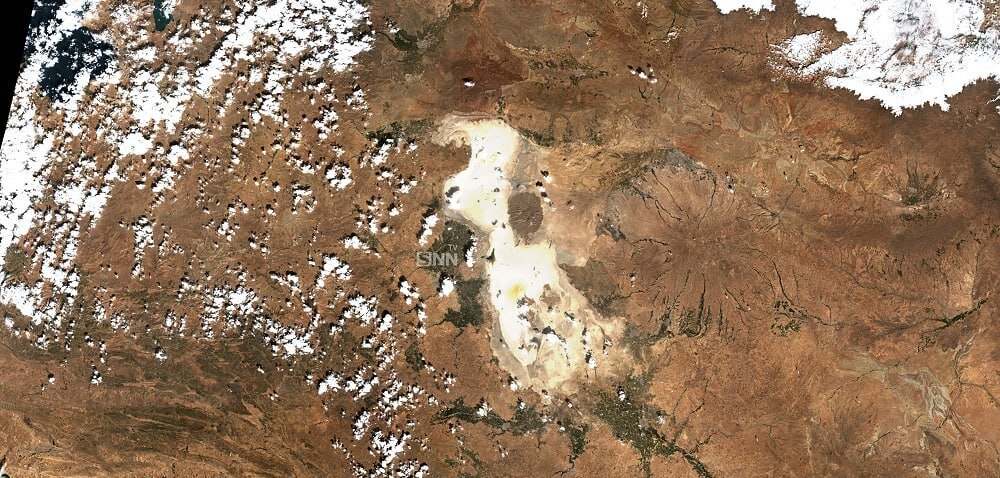 جدیدترین تصاویر اختصاصی SNNTV از دریاچه ارومیه/بارش برف و باران کمک کننده بود + عکس و فیلم