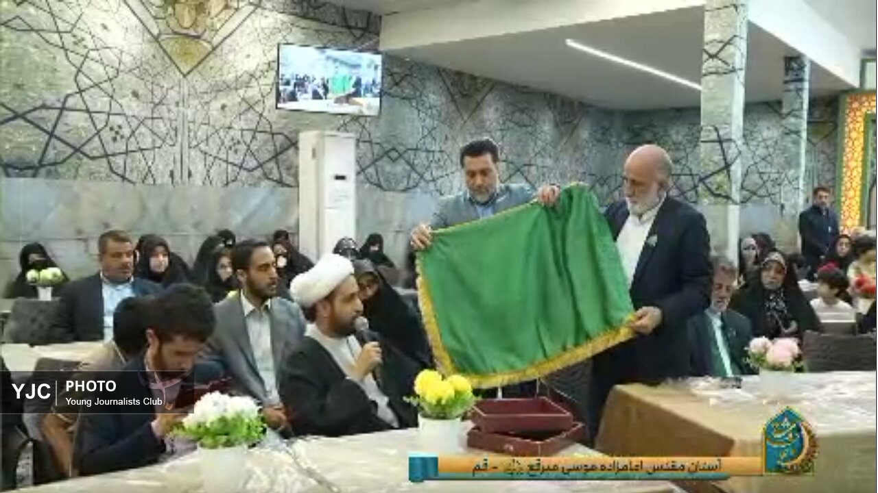 پرچم حرم حضرت رقیه (س) و وداعی که دو روز پیش از شهادت رقم خورد +فیلم