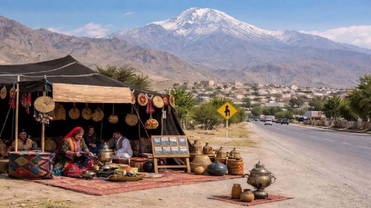 سیاهچادرهای نوروزی در مبادی ورودی شهرستان خاش برپا میشود