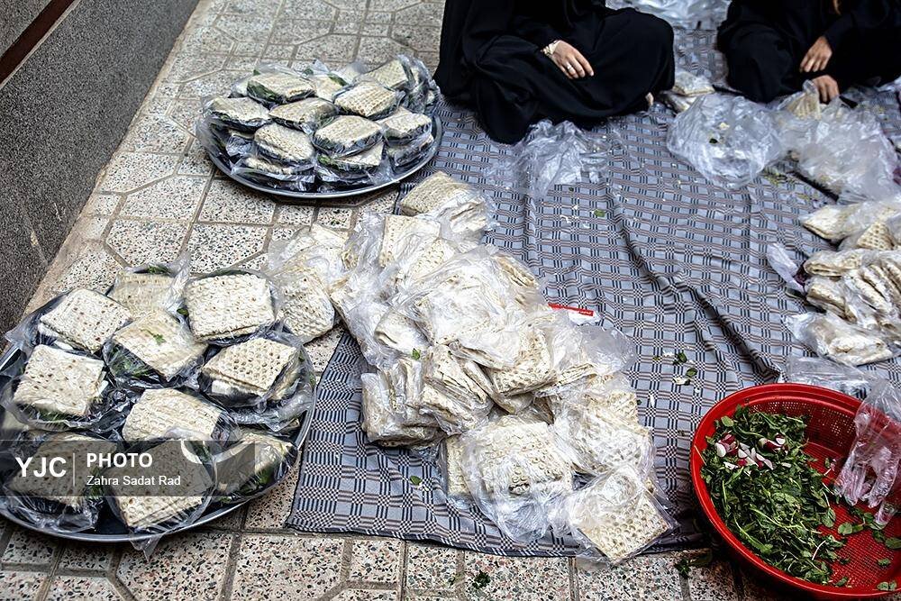 روایتی از مراسم «کوچه افطاری» در ماه مبارک رمضان تهران