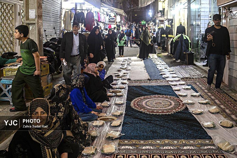 روایتی از مراسم «کوچه افطاری» در ماه مبارک رمضان تهران
