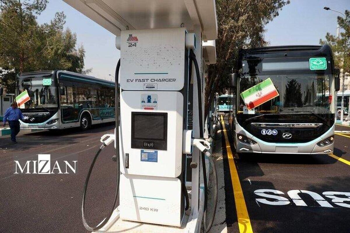 افتتاح هفتمین ایستگاه شارژ برقی در تهران؛ ظرفیت روزانه ۱۲۰ اتوبوس و ۹۶۰ خودرو