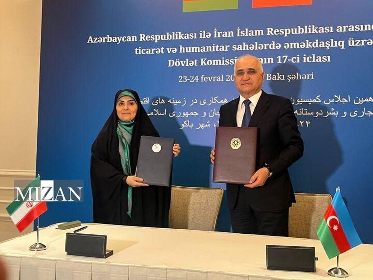 امضای سند همکاریهای اقتصادی ایران و جمهوری آذربایجان در ۱۰ سرفصل اصلی