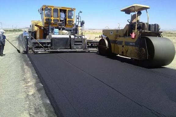 ایمن سازی بخشی از جاده شهربابک - سیرجان