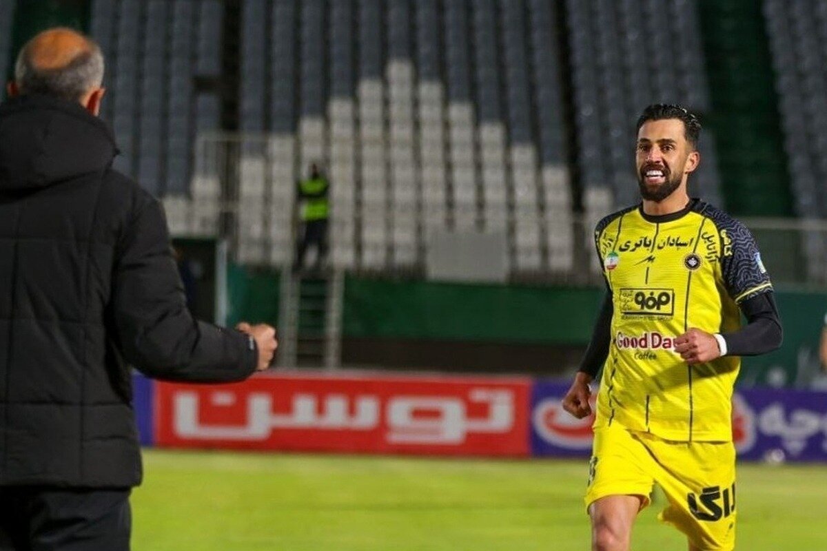 فیلم گل اول سپاهان به استقلال خوزستان توسط آرش رضاوند