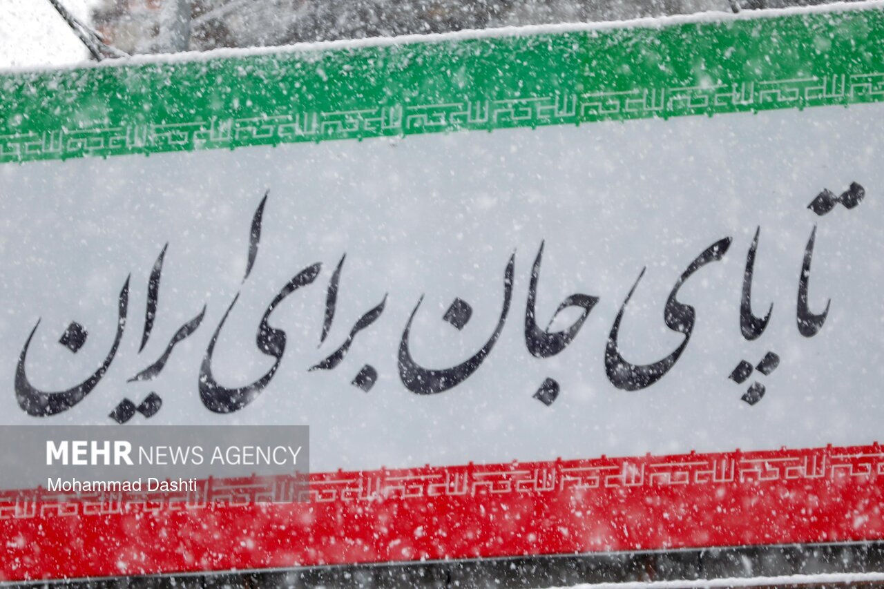 عکس/ بارش برف در اردبیل