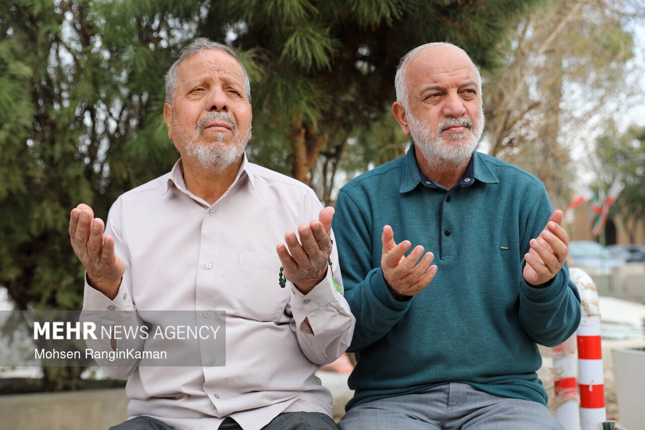 مراسم خاکسپاری مادر سردار جاویدالاثر حاج احمد متوسلیان