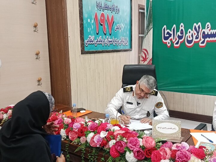 برگزاری جلسه ملاقات مردمی رئیس پلیس راهور فراجا