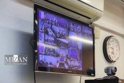 جلسه ویدیو کنفرانسی رئیس دادگاه عالی انتظامی قضات با روسای دادگستری‌ها و هیئت مدیره کانون‌های وکلای سطح کشور
