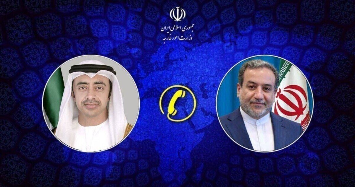 تماس تلفنی وزرای امور خارجه ایران و امارات