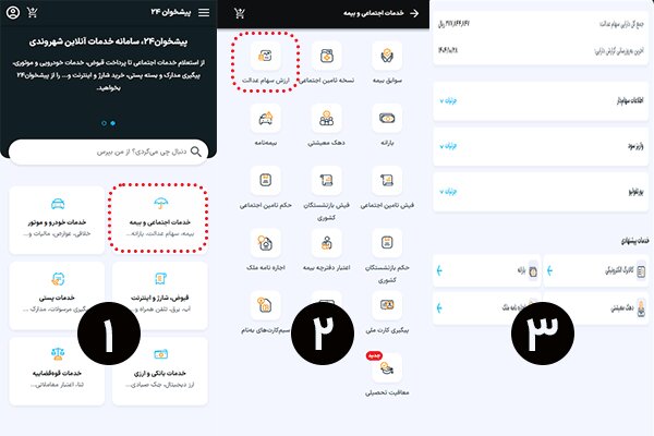 نحوه پیگیری عدم واریز سود سهام عدالت + عکس