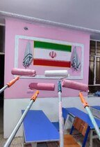 رنگ امید بر دیوارهای عین دو؛ جهادگران دانشگاه فرهنگیان فضای آموزشی منطقه محروم اهواز را بهسازی کردند
